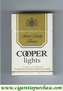 Cooper Lights cigarettes Select Quality Tobaccos